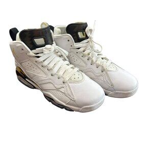 Air Jordan MVP White/Yellow Ochre-Black (DZ5577 107 Youth Size 5Y Big Kids Boys